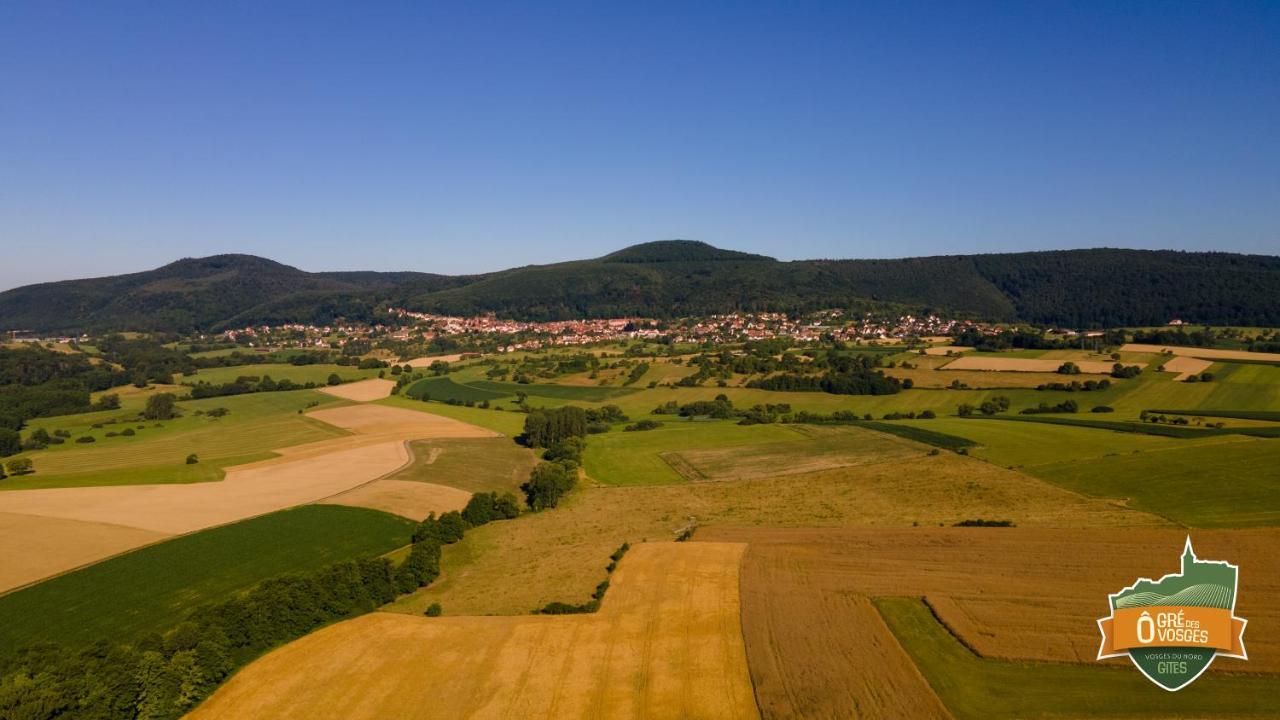 Gite O Gre Des Vosges 5 Etoiles Oberbronn, Vosges Du Nord Bagian luar foto